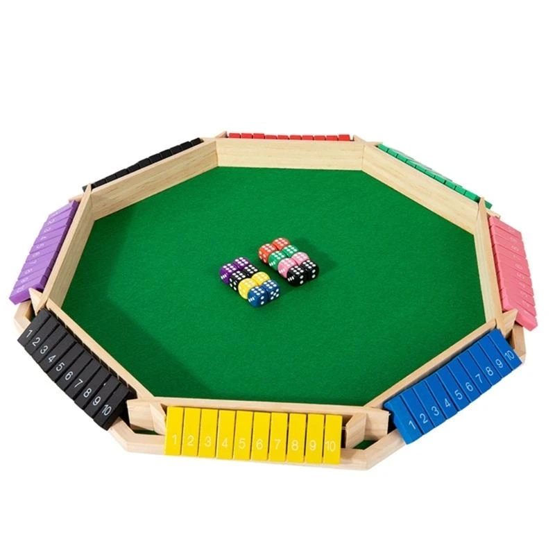 Tragbare Doppel-Shutter Spielzeug Holz Lernen Unterhaltung Set Mathe Lernen Brettspiel Für Reisen Und Indoor Aktivität 15UB