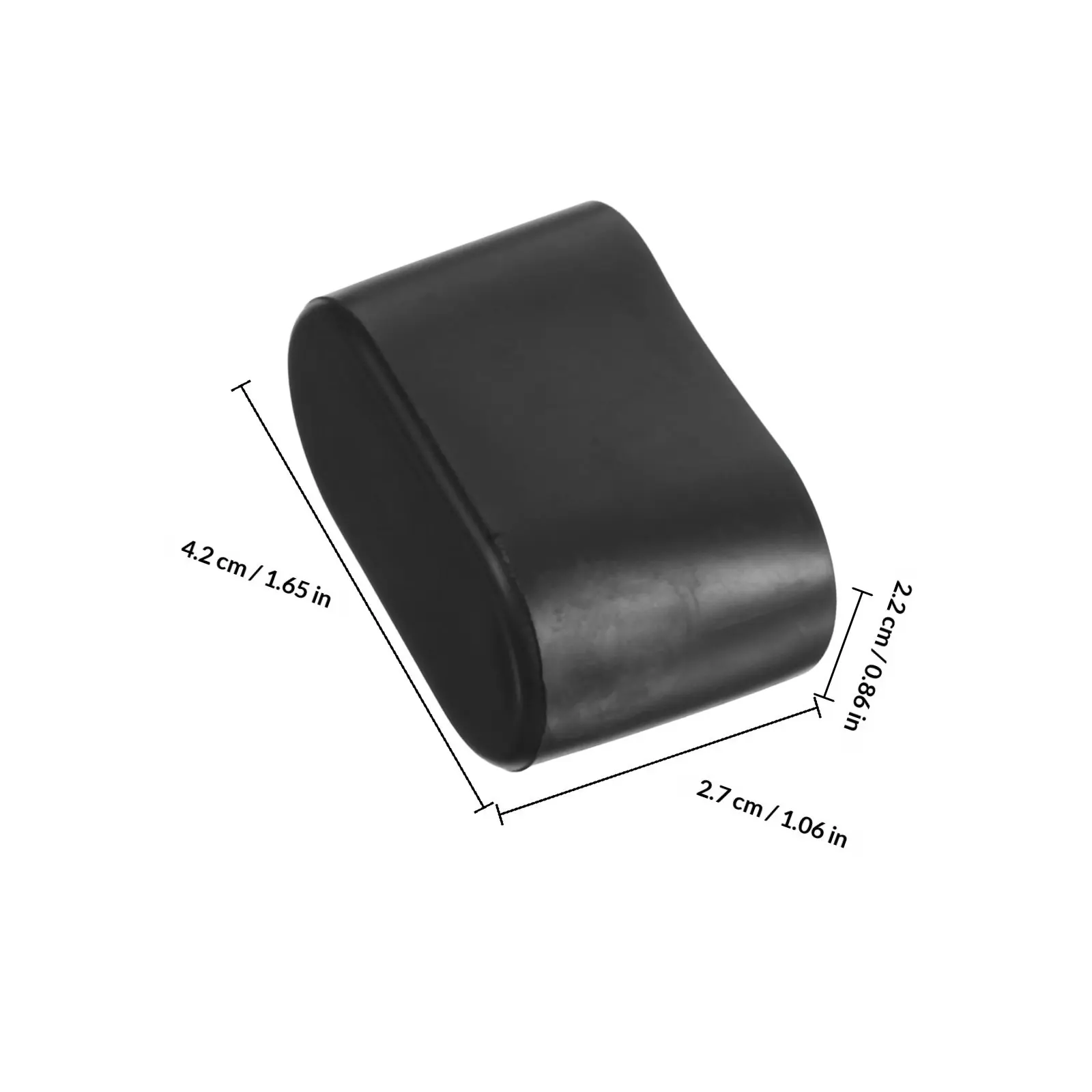 20Pcs Oval Chair Leg Caps Easy Install Removable Plastic Floor Protectors for Furniture Legs Hardwood Protection Chair Table