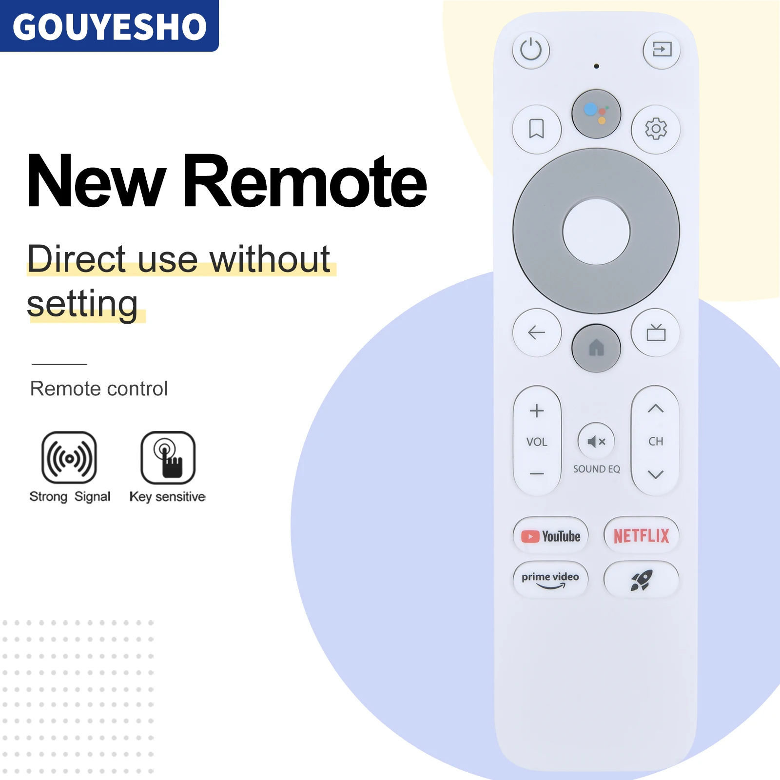 New Remote Control For Homatics Dongle G 4K Google TV Stick with Voice