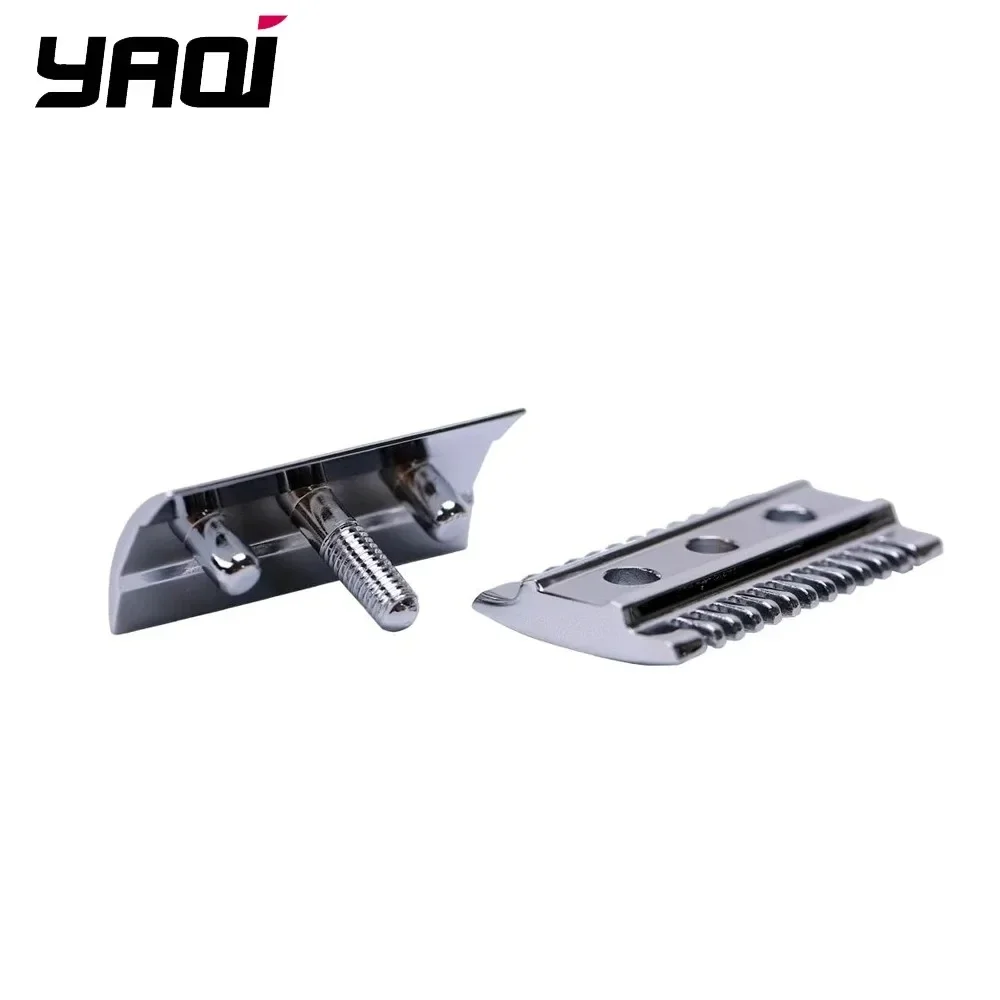 YAQI A Dual Comb Dual Aggression ระดับ LIPSIDE โดย YAQI "มีดโกนหัว Chrome สําหรับบุรุษมีดโกนแบบพกพาอุปกรณ์เสริม