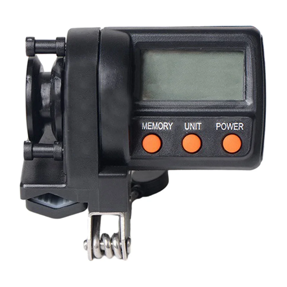 

Электронный рыболовный счетчик лески, 999 м, цифровой дисплей, регулируемый Троллинговый джиг, поворотный регулируемый экран, снасти для ловли карпа