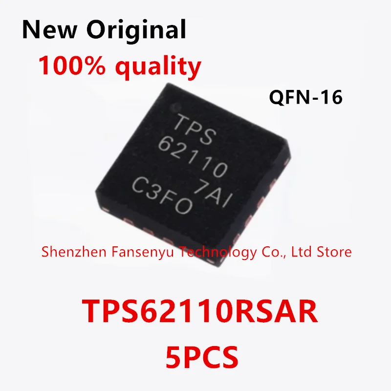 

(5piece)100% New TPS62110 TPS62110RSAR QFN-16 Chipset