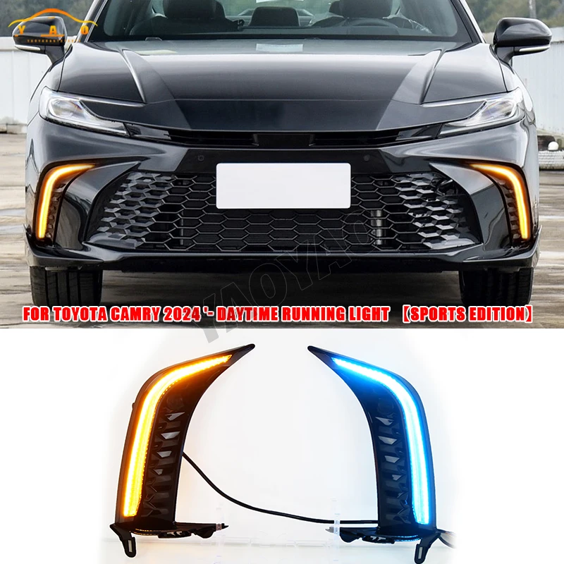 

Led Daytime Running Light Fog Lamp For Toyota Camry 2024 Sports Edition Bumper Driving DRL Turn Signal