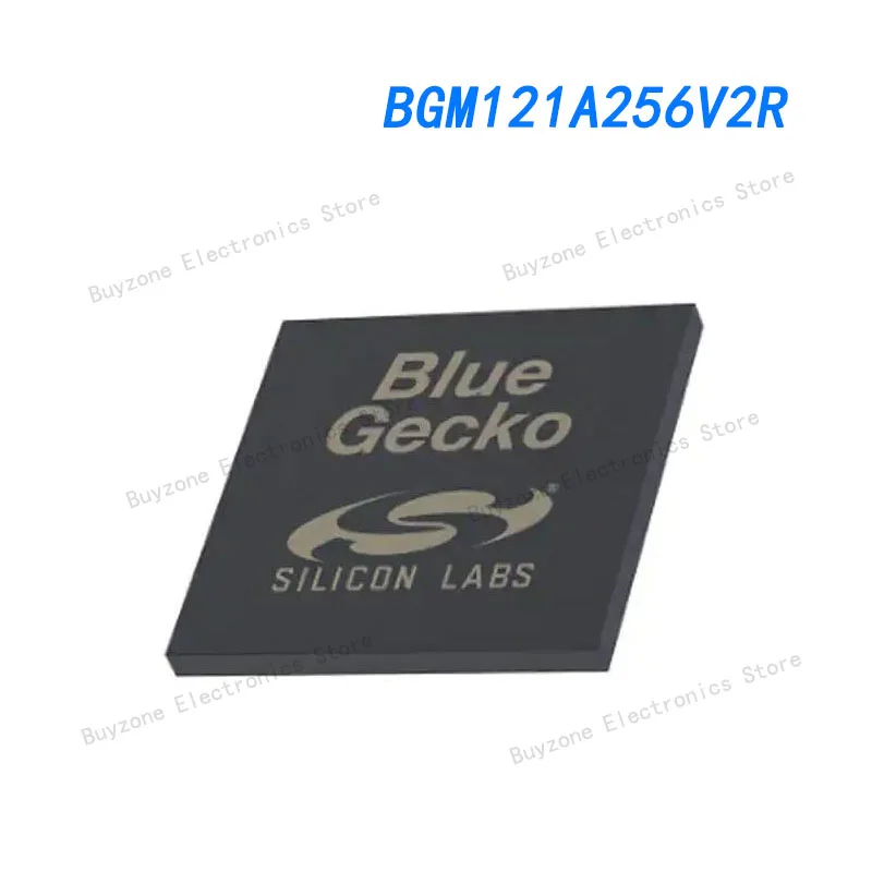 BGM121A256V2R 802.15.1 BGM121 Wireless Bluetooth Module, SiP, +8 dBm, 2.4 GHz, 256 kB flash, -40 to 85 C, Built-in Antenna