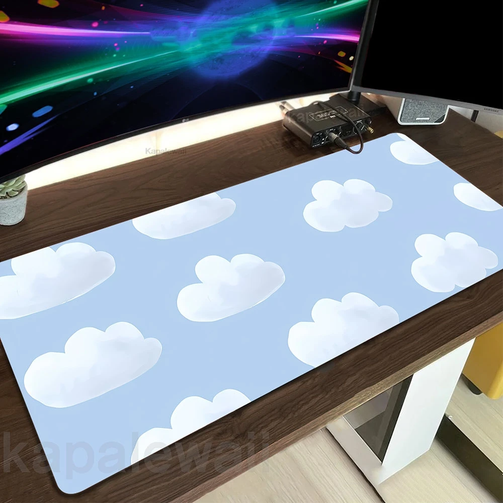 

Cloud Art PC Mouse Pad Gaming Speed Mause Pad Office Accessories Desk Mat Keyboard Pads Gamer Rubber Mausepad Large Mouse Mat