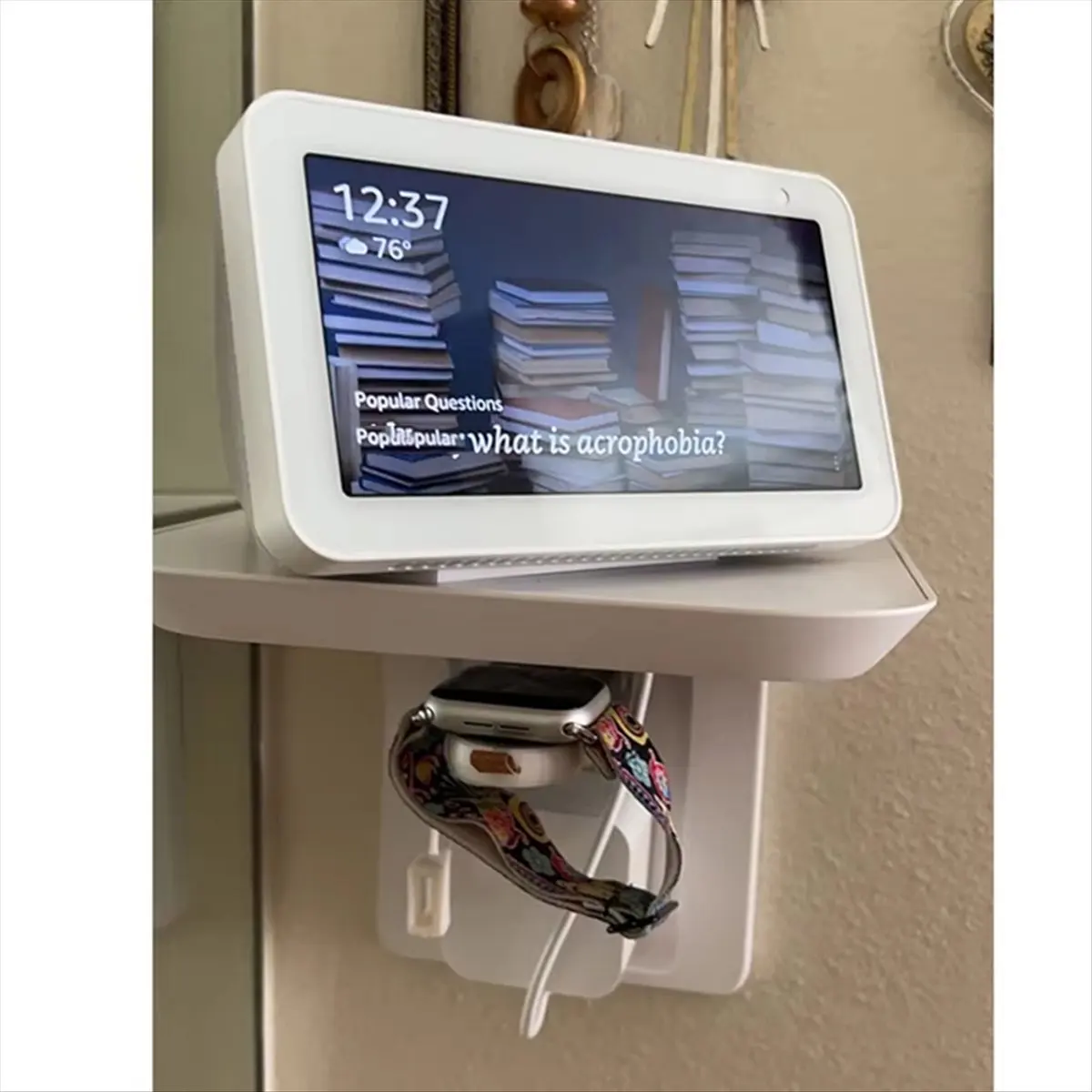 DT89 HOT Wall Mount for and , Speaker Holder Stand Adjustable Swivel Smart Speakers Accessories Black