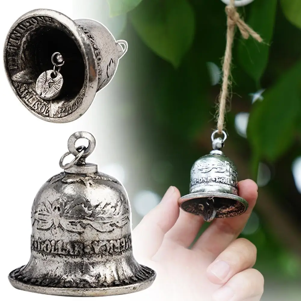 

Morgan Silver Dollar - Bell Silver Bell Collectibles Home Decor Crafts Hanging Accessories Pendant