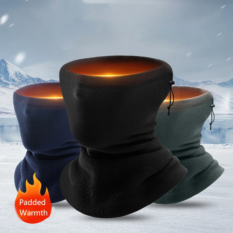 

Мотоциклетная маска для лица, зимняя теплая Балаклава, мотоциклетная полумаска для лица, теплый флисовый шарф на шею, байкерская ветрозащитная маска