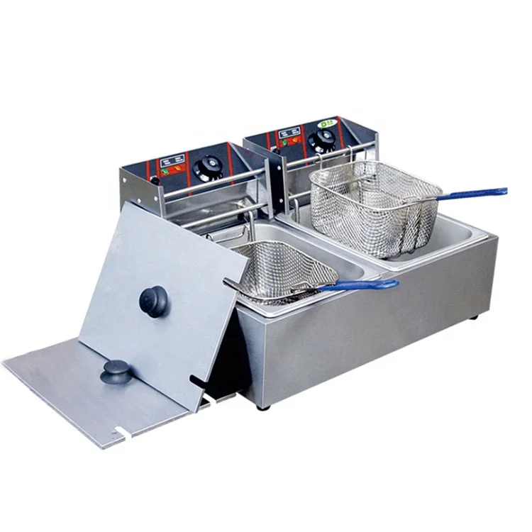 

commercial fryer fritters French fries large-capacity food machinery chicken ribs equipment