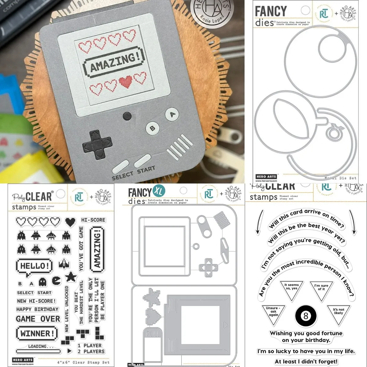 

Retro Game 2024 New Metal Cutting Dies Stamps Scrapbook Diary Decoration Embossing Template Diy Greeting Card Handmade