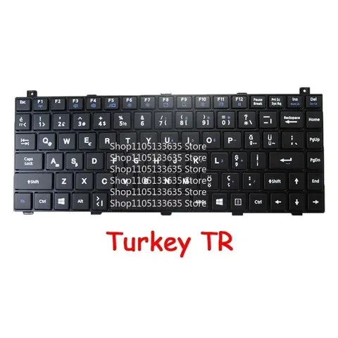 NO Backlit K120 Series Keyboard For GETAC K120 G1 K120 G2 TR Black Frame New