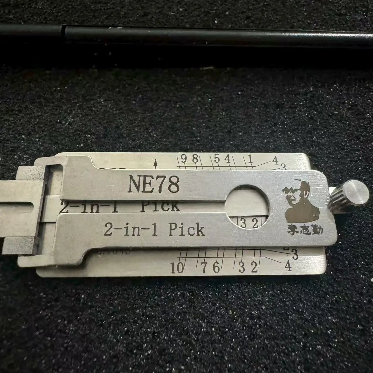 NE78 LISHI 2 في 1 لبيجو 406 فك Lishi اختيار أداة القارئ أداة الأقفال أداة #6