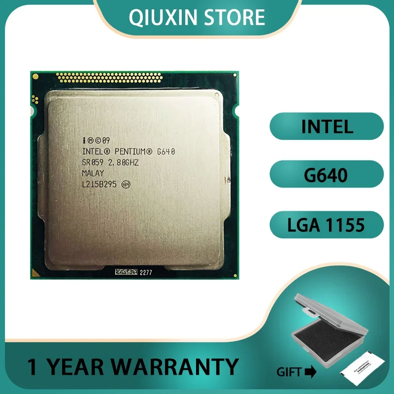 Intel Pentium G640 2.8 GHz Dual-Core CPU Processor 3M 65W LGA 1155