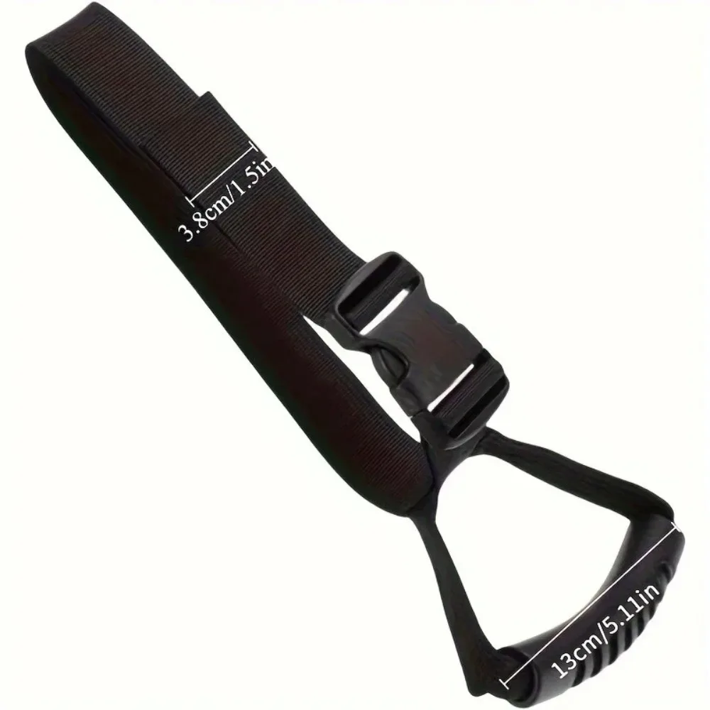 Ergonomic Adjustable Car Door Handle Assist Strap Nylon Hand Strap with Secure Buckle for Elderly And Disabled Interior Safety view 3