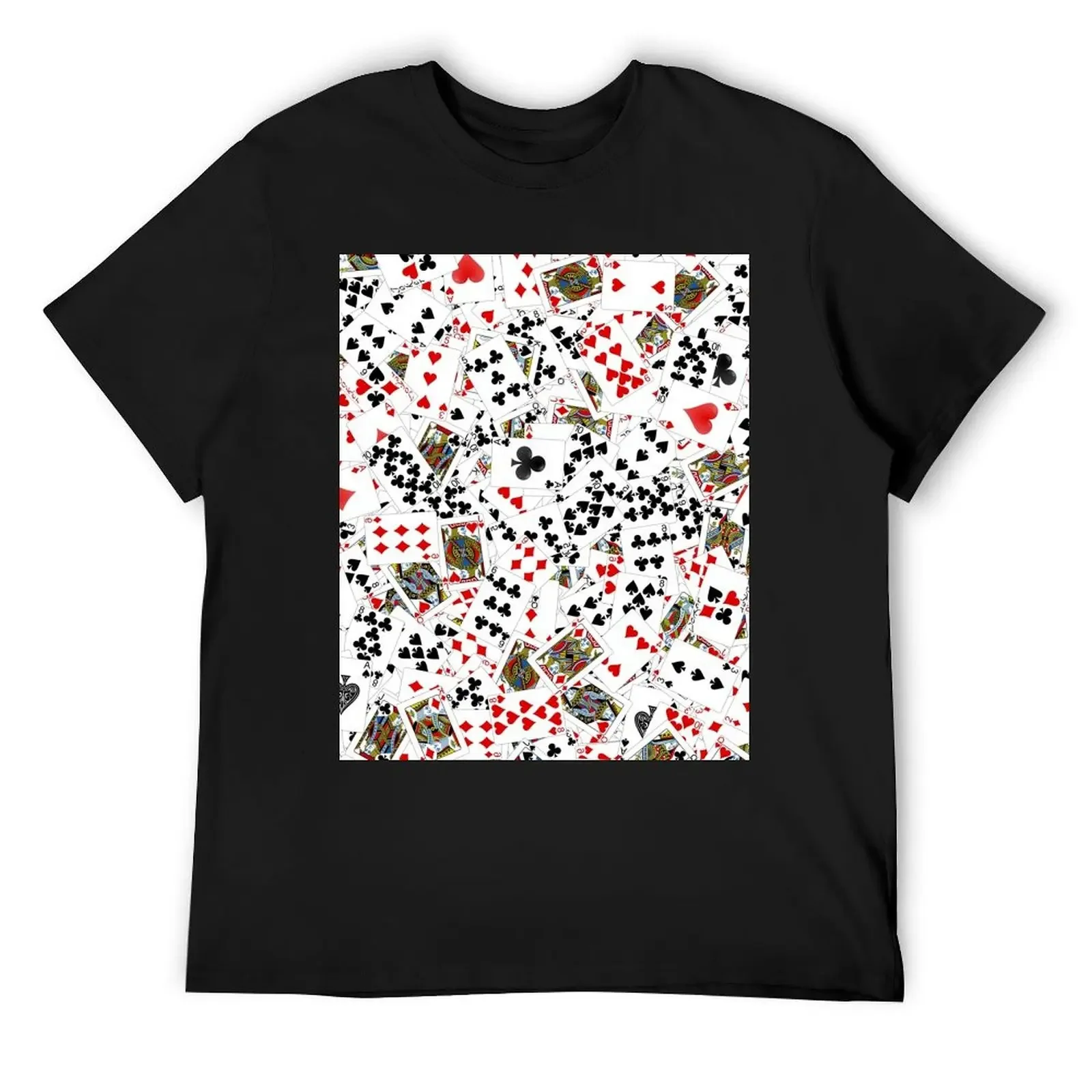 

Playing cards T-Shirt shirts graphic tee cute tops oversizeds rapper graphic tees t shirt men