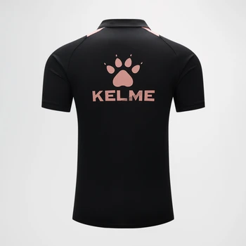 Kelme 축구 저지, 스포츠 폴로 셔츠, 트레이닝 상의, 에스파놀 클럽 동일 스타일, 반팔 외모, 24-25 