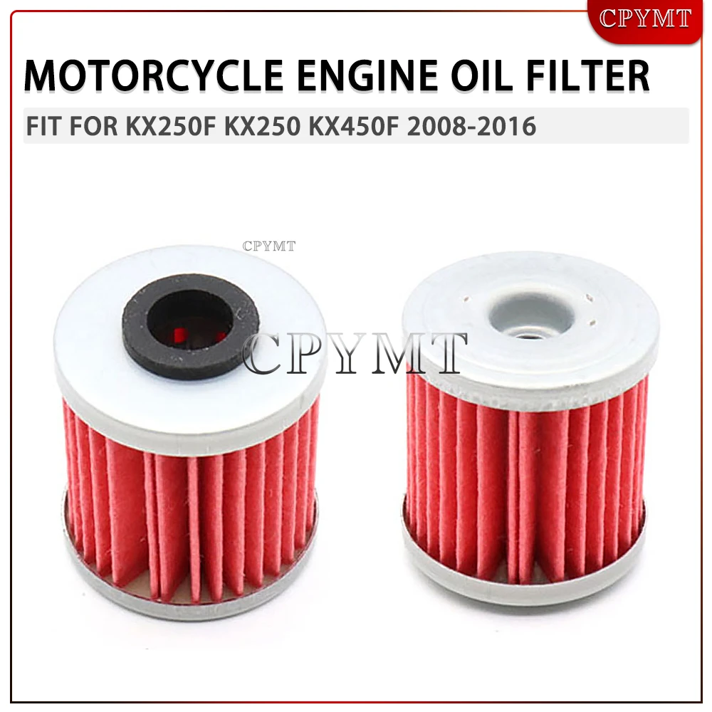 

Motorcycle Oil Filter fit For KX250F KX250 KX450F 2008-2016 Suzuki RMZ 250 450 450Z BETA EVO 300 250
