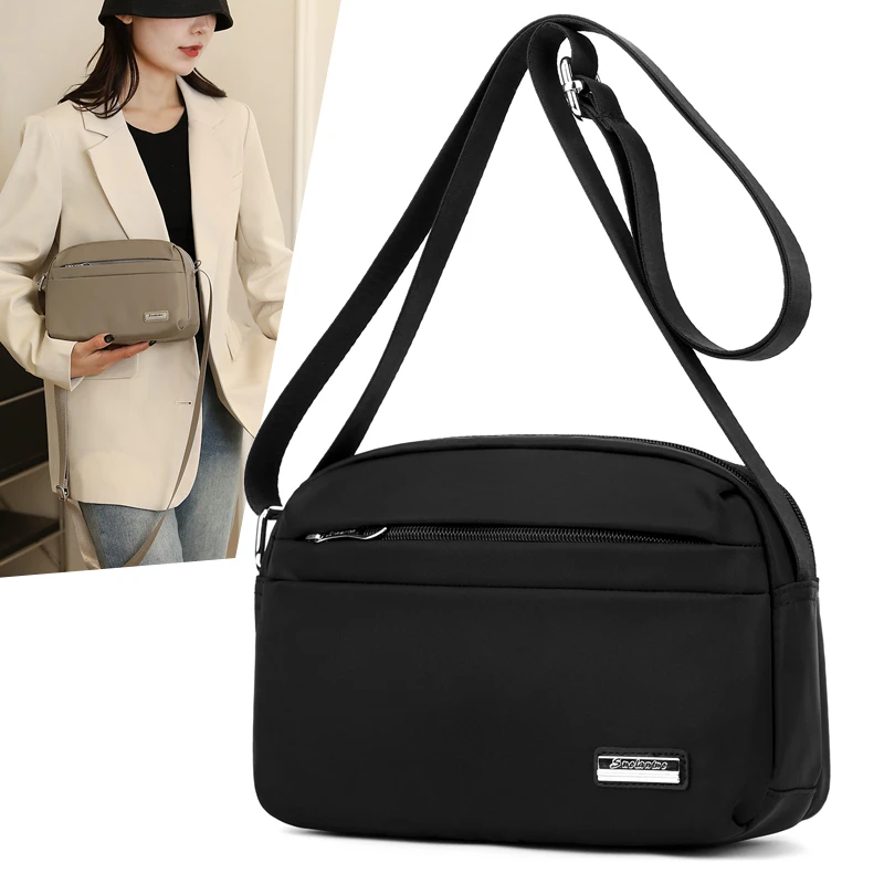 2024 High Quality Nylon Small Chest Bag Women New Shoulder CrossbodyBags Waterproof Female Shoulder Bag Fashion Handbag Lady Sac