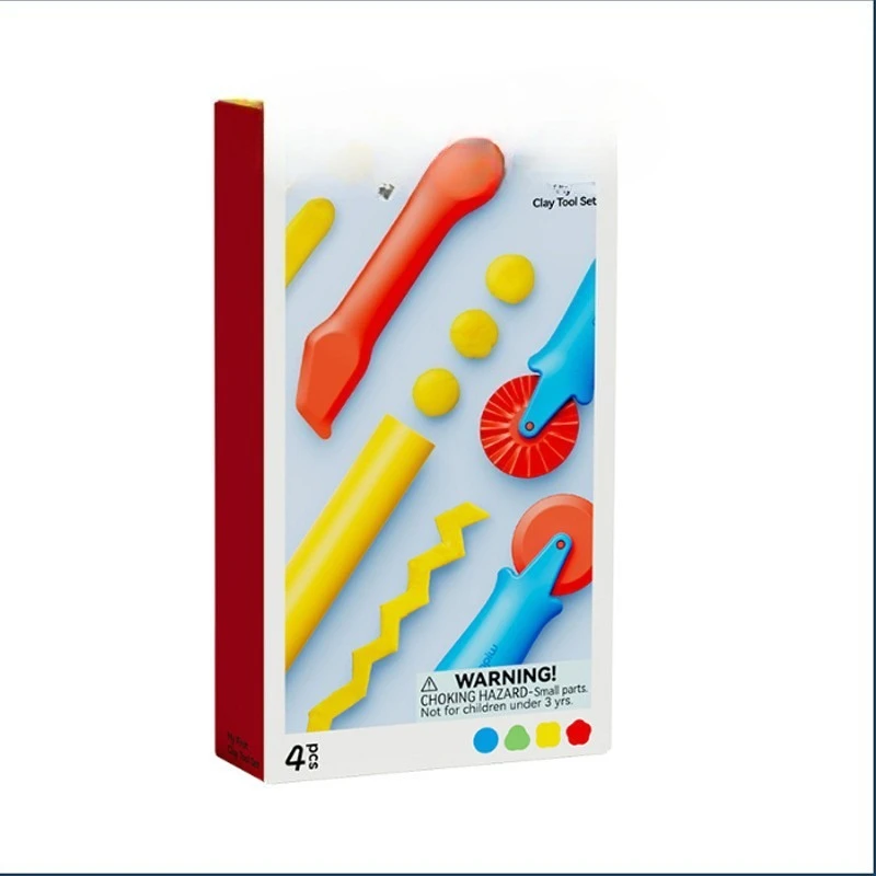 

Color Clay Tool Set for Children DIY Handmade Rubber Clay Kindergarten Clay Press Board Toy