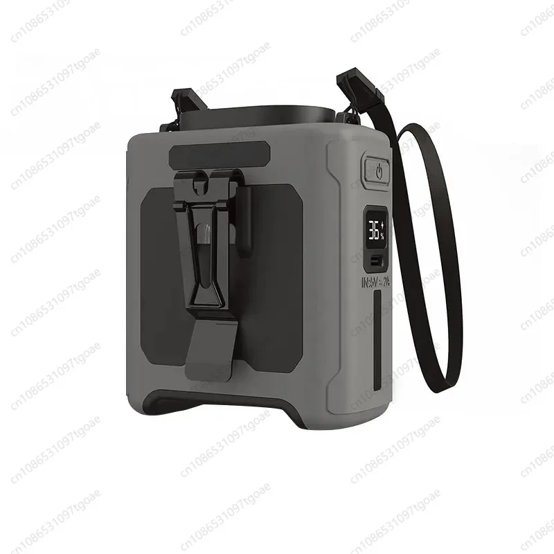 

Portable Waist & Neck Hanging Fan, Ultra Strong Wind, Phone Charging & LED Light, Perfect for Outdoor Work