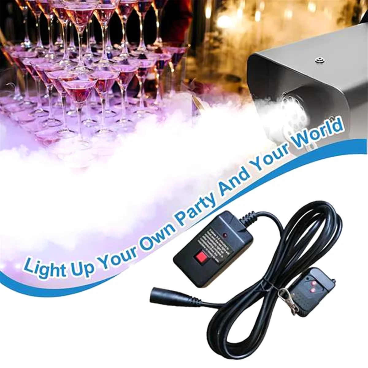 

Smoke Fog Machine Wired Remote Control Remote Controller Receiver for 400W 900W 1500W Stage Effects Fogger