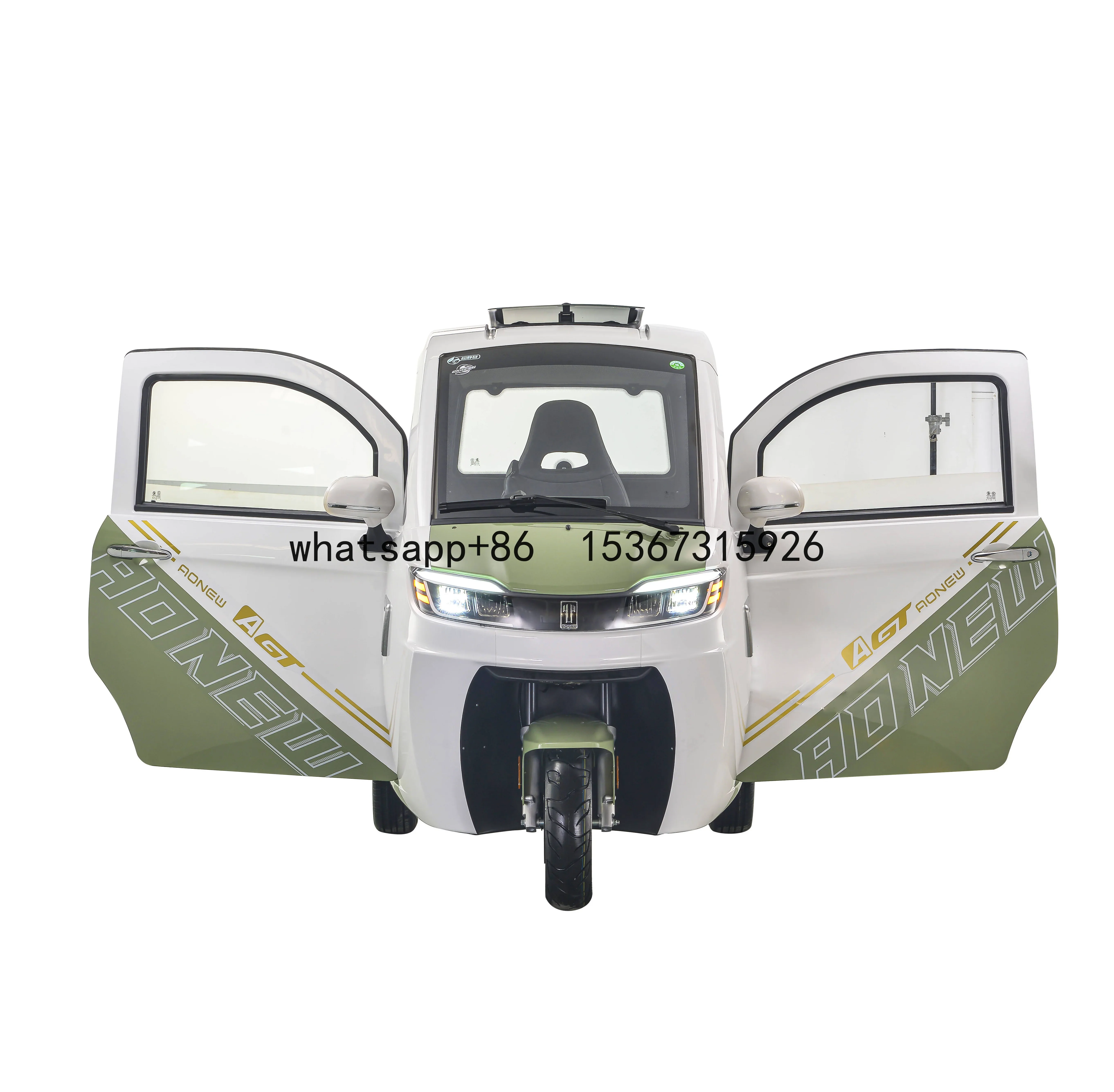 Wholesale Aonew Cheap Adults 3 Wheel Electric Tricycle Intellengent Closed Electric Tricycle