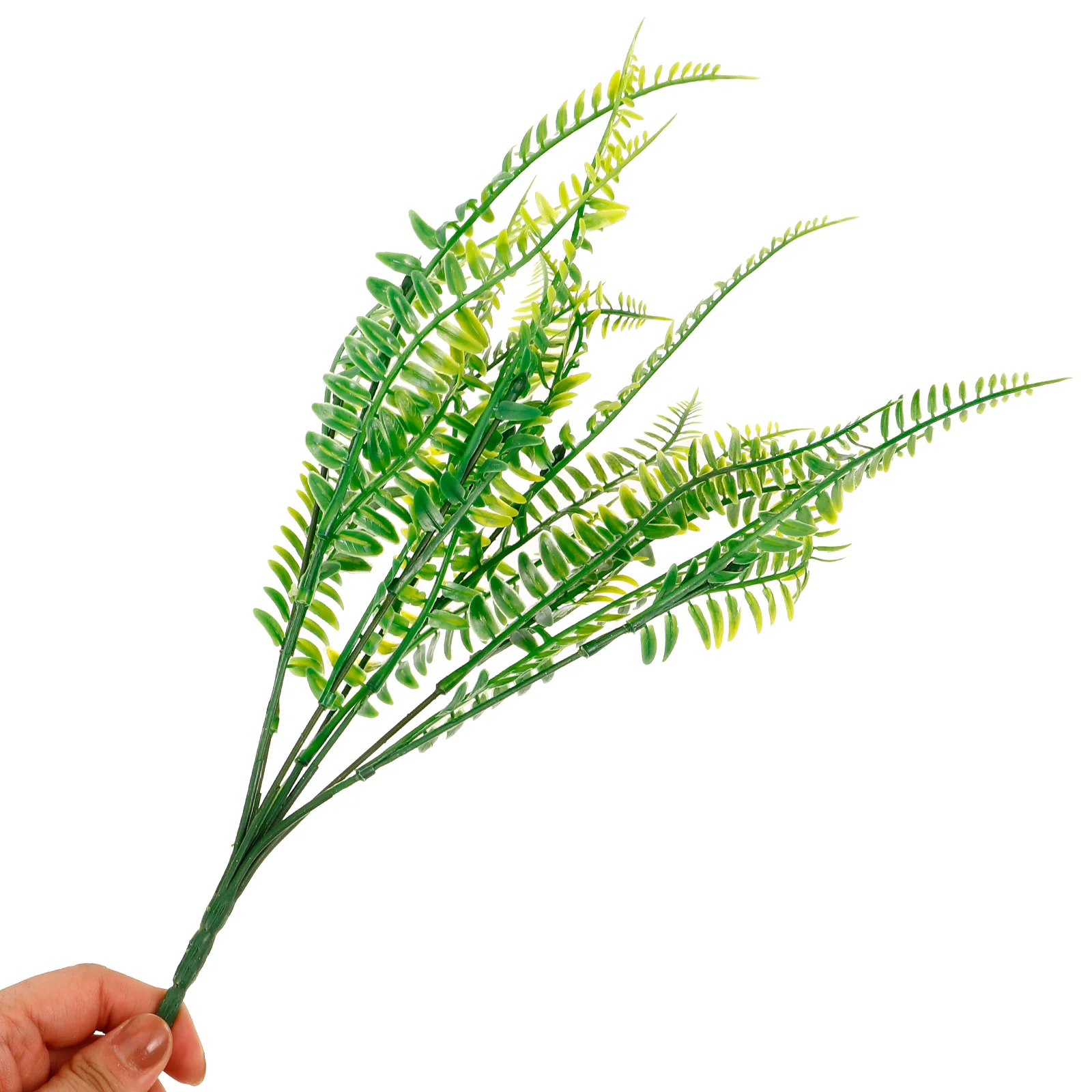 

12pcs Artificial Ferns Simulation Plants Home Decor Waterproof Lightweight Vivid Ferns Model Adornments