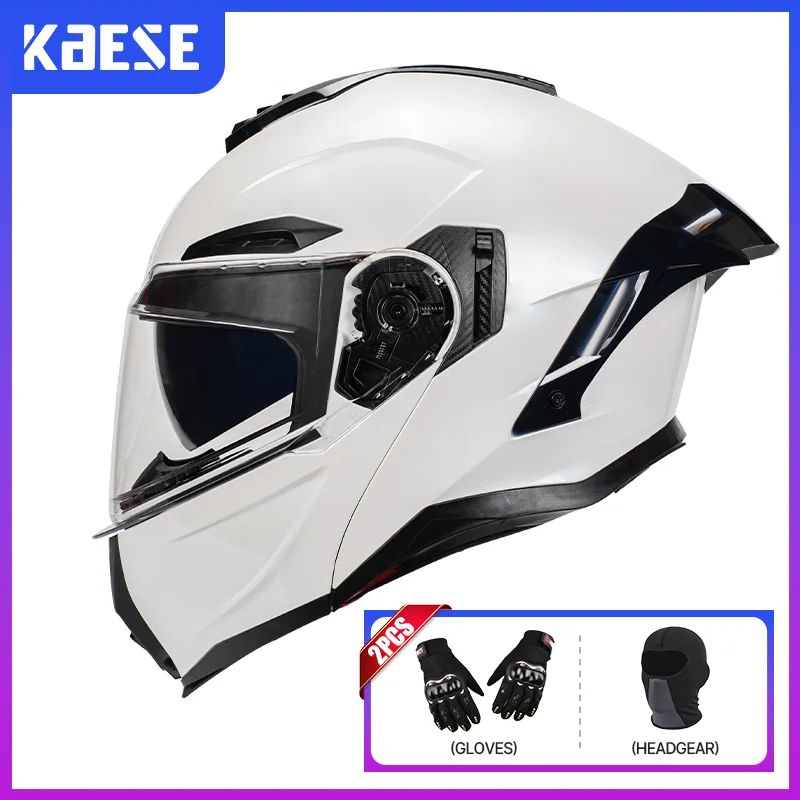 Casque intégral approuvé par le DOT pour les touristes, lentille rabattable, casques de moto modulaires, course de motocross, 73Inboulon cascos Para Moto