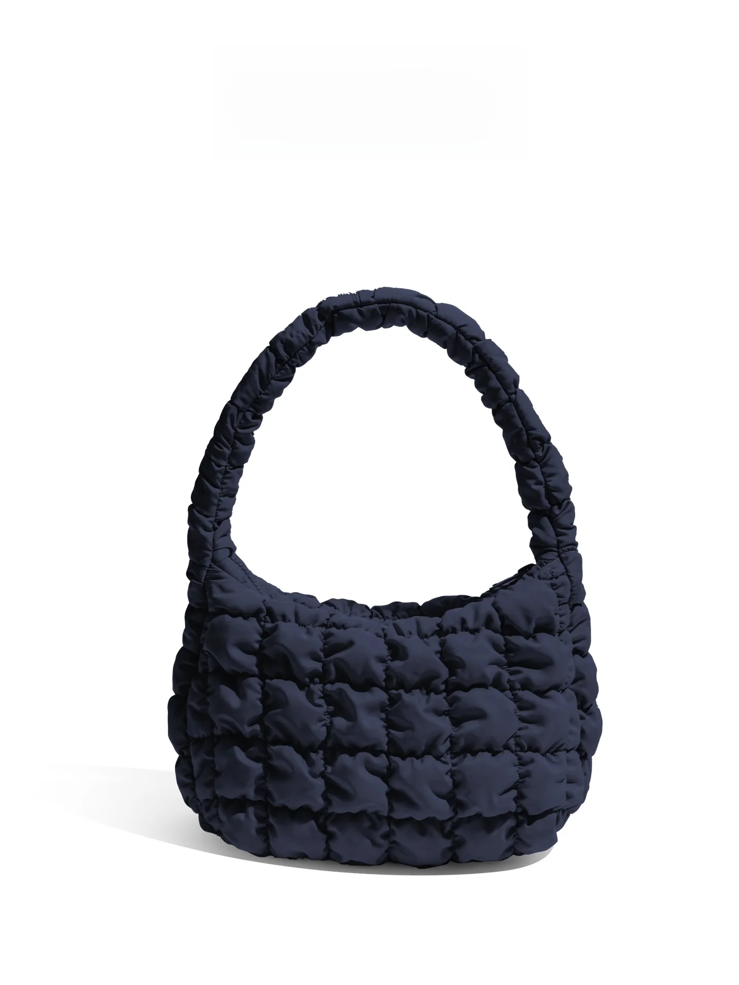 

Cloud ape Складная мягкая синяя зимняя сумка Puff Ball Bag Сумка на одно плечо Женская модная корейская сумка Sle