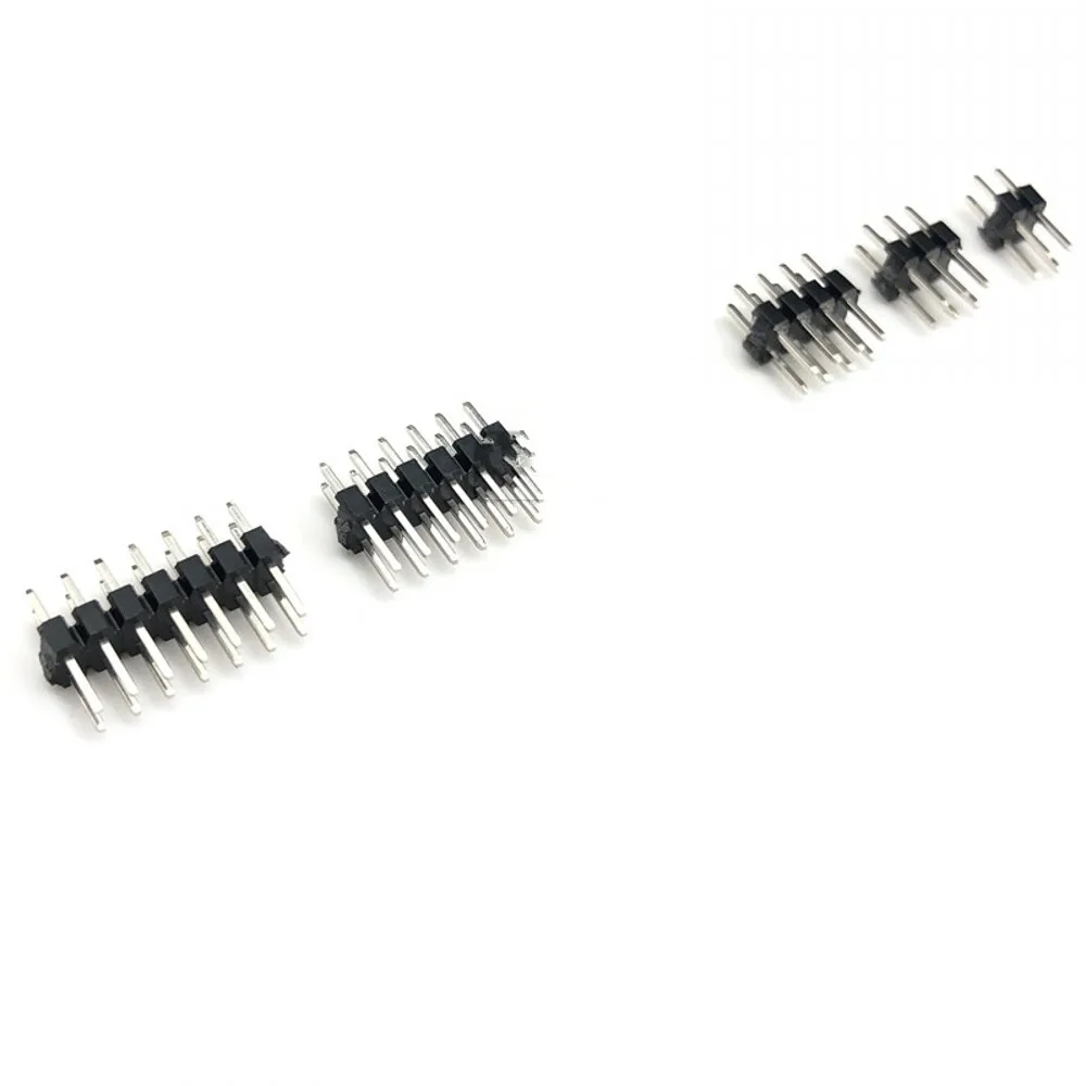100 Teile/los 2,0mm Stecker Header Pins 2*2/3/4/5/6/7/8/10/12/14/15/20/40P 2mm Zweireihig Pin Header Streifen Stecker – Detail 2
