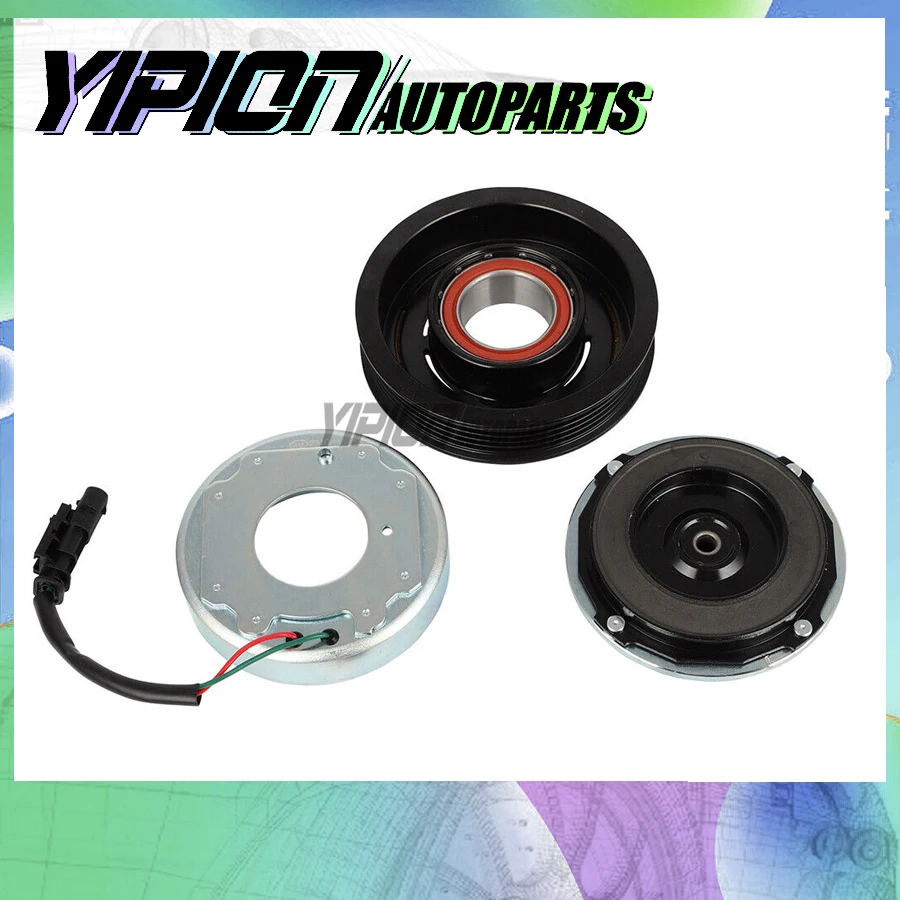 

CA038 CLUTCH ASSEMBLY DENSO 7SBH17 /7SBH17C/7SBH/7SES 6pk 124MM for Jeep CHEROKEE MERCEDES CHRYSLER MC447160-6722 P68103197AC