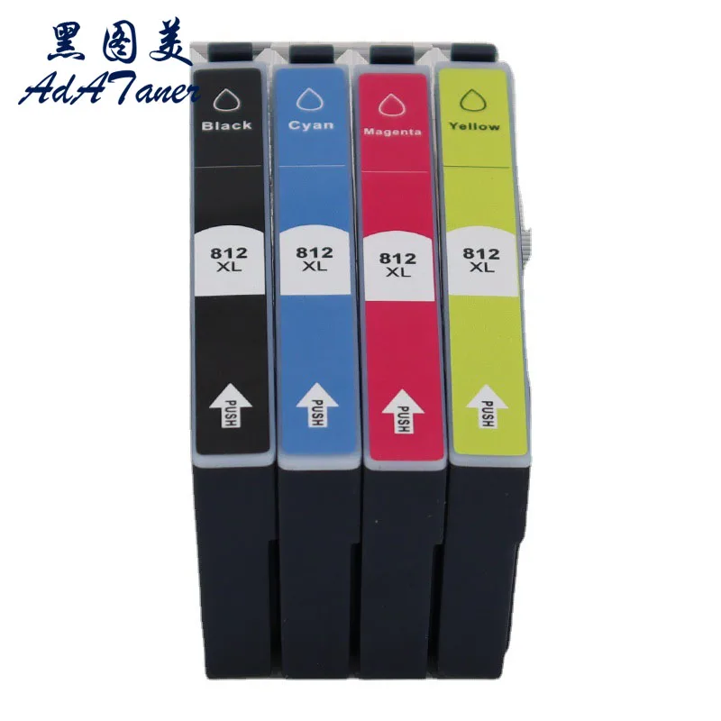 812 XL T812 812XL T812XL Compatible InkJet Ink Cartridge For Epson WF-4830 PWF-3820 WF-3825 WF-4835 WF-7830 WF-7840 7845 Printer