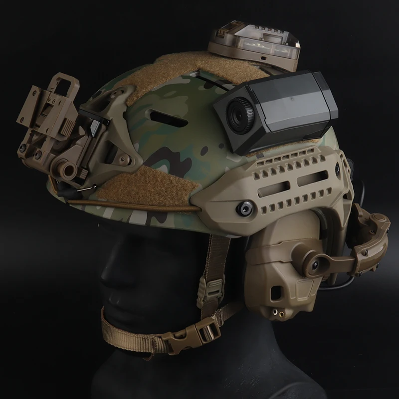 Casco táctico MK Airsoft transpirable camouflage - imagen 5