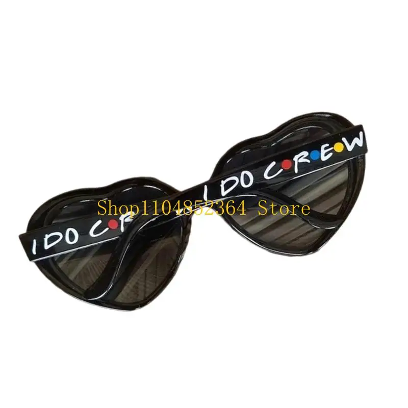 Braut-Sonnenbrille Herzförmige Gläser Brautparty-Sonnenbrille für Frauen Hochzeit Junggesellinnenabschied Brautparty – Detail 4
