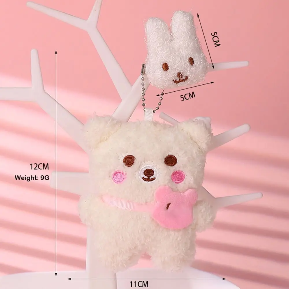 الأزياء DIY الحيوان المفاتيح أنماط متعددة القط الصغير قلادة حقيبة الملحقات لينة حقيبة الديكور زوجين #5