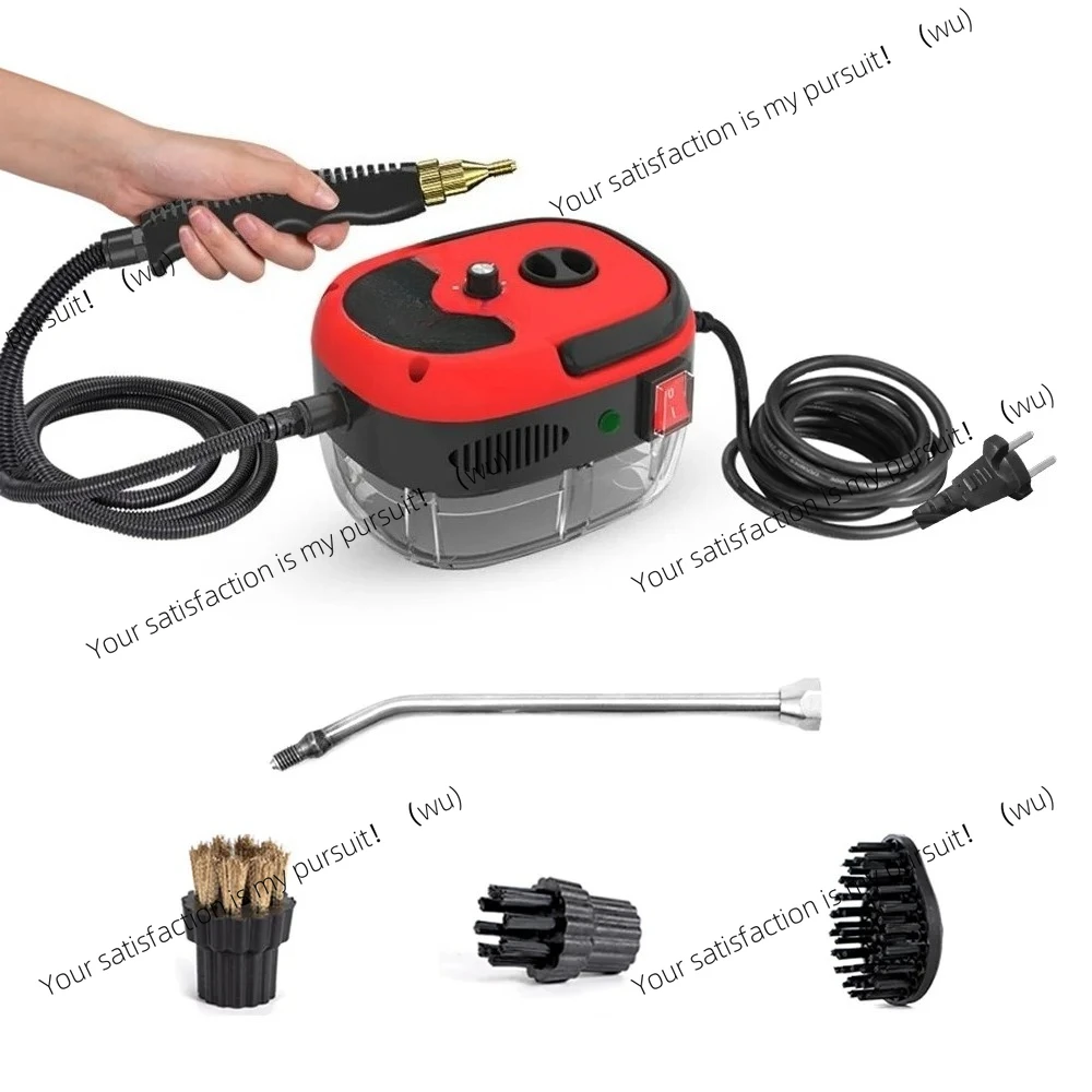 

2500W Portable Handheld Steam Cleaner High Temperature Pressurized Steam Cleaning Machine with Brush Heads for Furniture Car