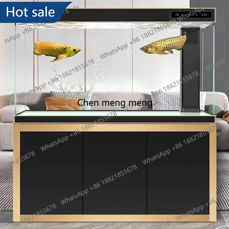 

M02 Multifunction Fish Tanks Aquariums Ornamental Fish Living Room Nordic Aquariums Originality Luxury Pet Products Аквариум