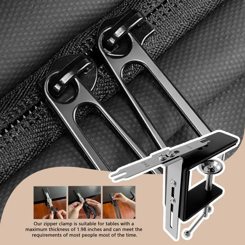 Zipper Pull Tool Double-end Zipper Head Jig Sliders Zipper Pulling Jig Tool For Tailor Shop Clothing Store Home