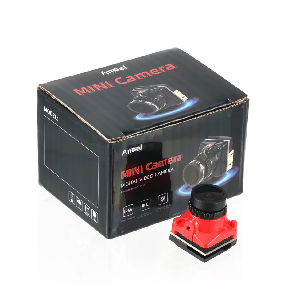 FPV Camera 1800TVL 5MP 2.1mm 1/8 inch Starlight Sensor NTSC/PAL Switchable 4:3 16:9 Mini Camera with OSD Internal Adjustable