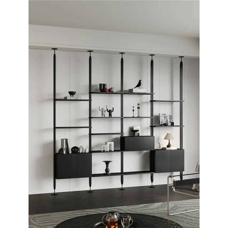 Italian Partition Household Shelf Display Rack Storage Immaculate Locker Living Room Shelf Office