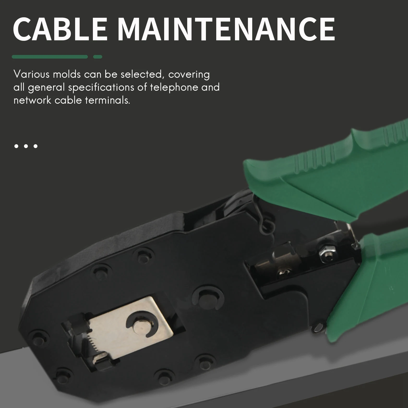 AA91 Netwerkkabel Reparatie Tool Kit Set Rj45 Rj11 Cat6 Kabel Tester Test Crimper Krimpen Onderhoud Stripper Tool Kit