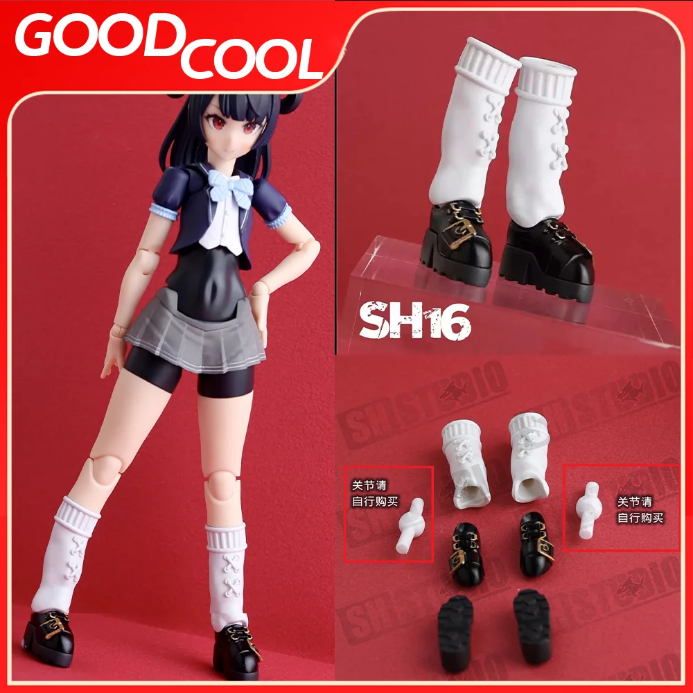 SH SH16 Масштаб 1/12 Устанавливающая машина FAG Goddess Lady JK Shoes Длинные носки GK Смола Модель Подходит для 6-дюймовой экшн-фигурки Игрушки для тела