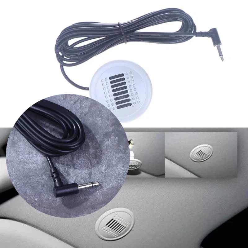 Microphone externe filaire de 3.5MM, pour Radio Android, Audio stéréo, haute sensibilité, accessoire électronique de voiture