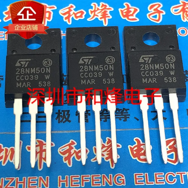 Original 5PCS/ 28NM50N  STF28NM50N  TO-220F 500V 21A