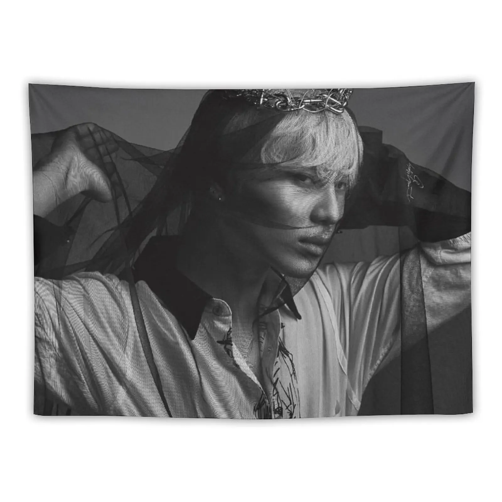 SHINee TAEMIN SAYONARA HITORI Tapestry Room Decoration Aesthetic Wall Decor Hanging Aesthetic Decoration Tapestry