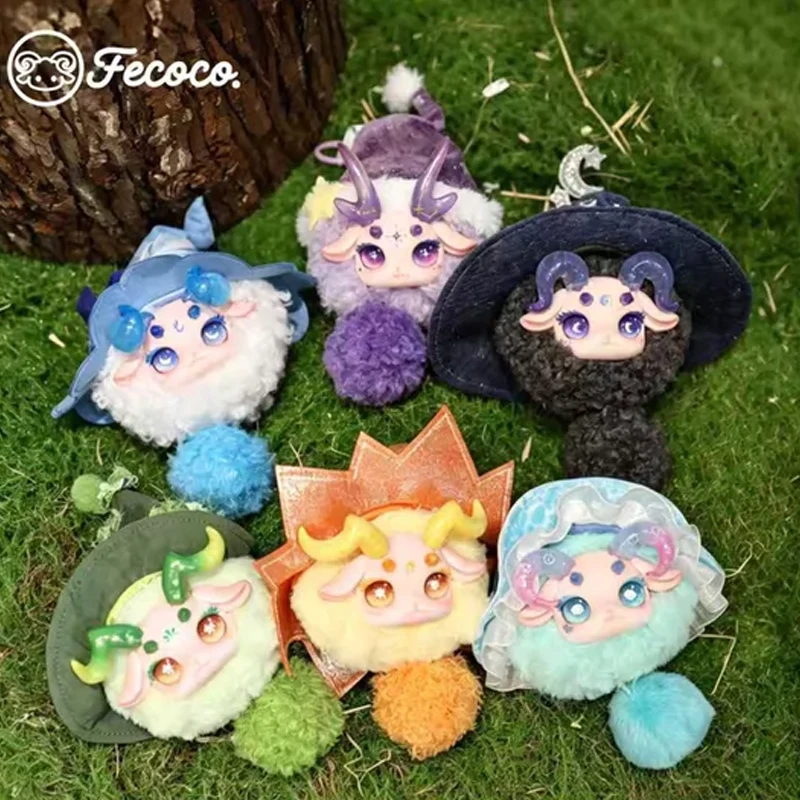 

FECOCO Ethereal Down Glow Series Blind Box Kawaii Caixa Mystery Pendant Doll Surprise Ornaments Keychain Toys Gifts