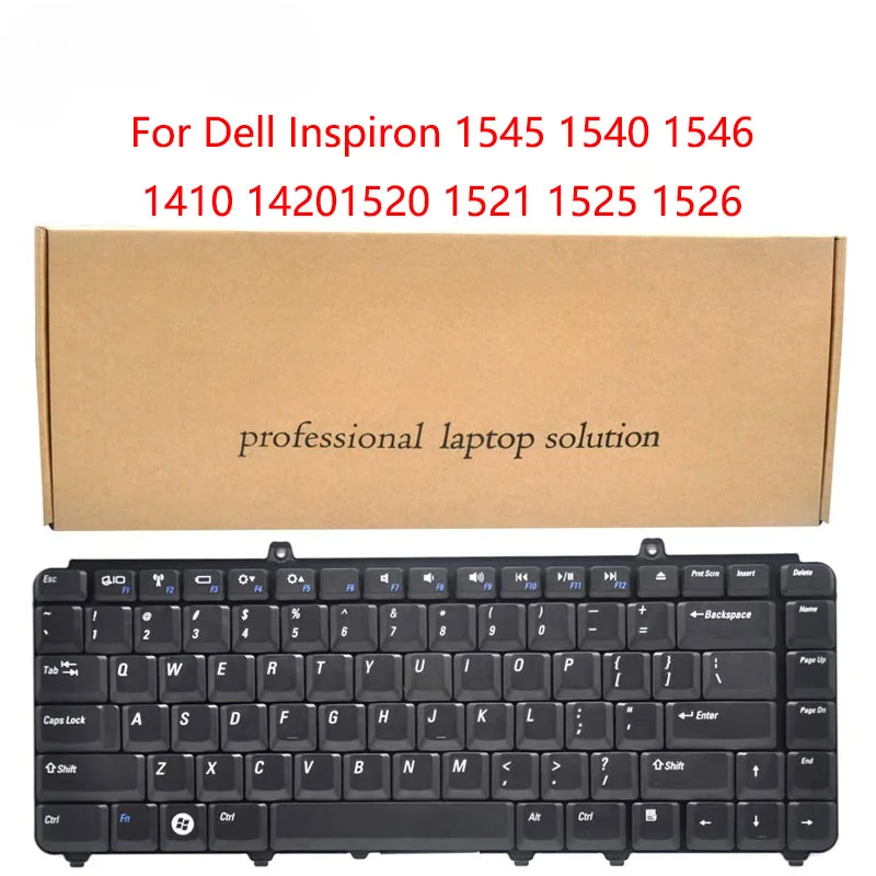 Novo teclado de substituição compatível com Dell Inspiron 1545 1540 1546 1410 1420 1520 1521 1525 1526 P446J 0P446J NSKD9301