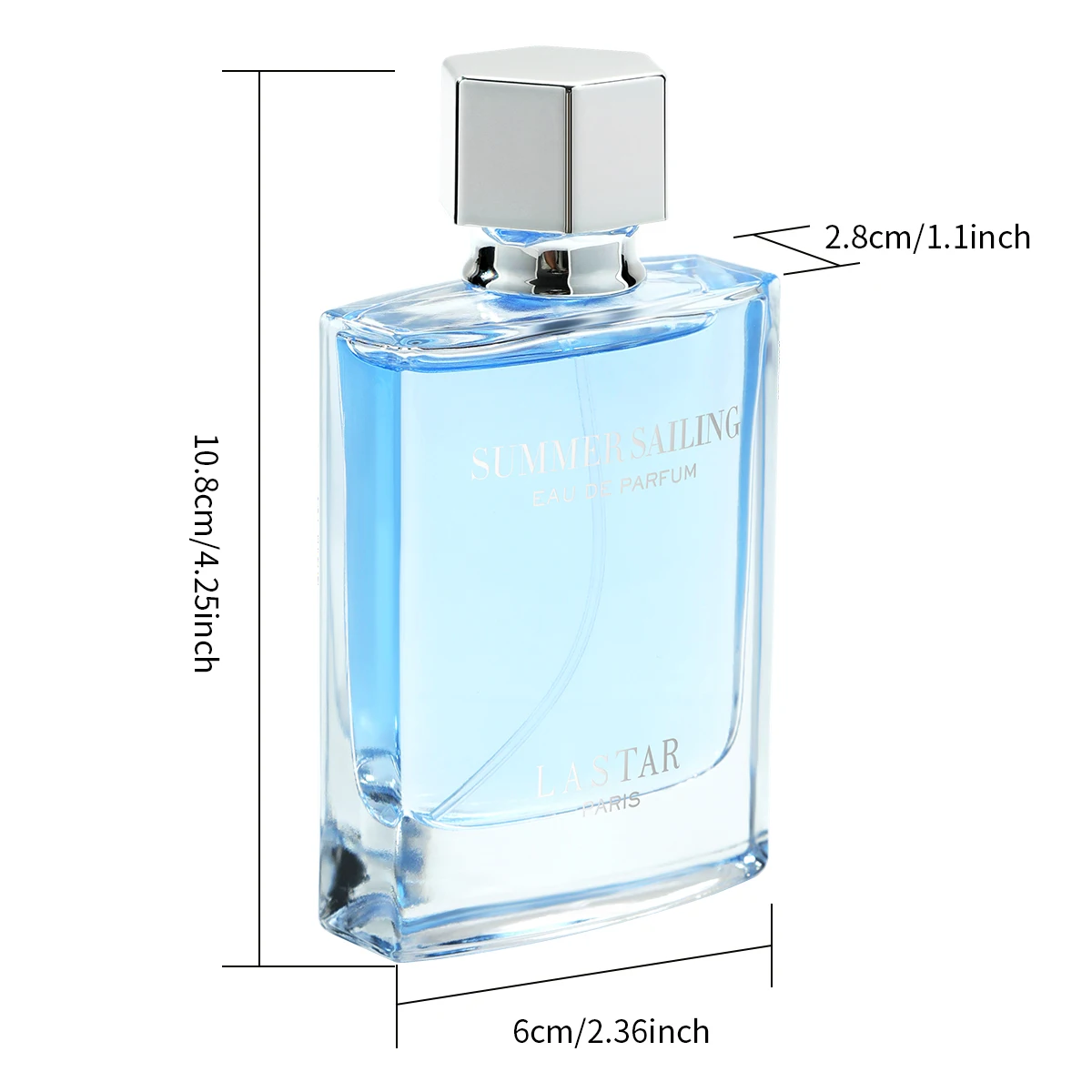 LASTAR Perfume de longa duração, aroma de cedro amadeirado, 1,7 fl oz, 50ml, atmosfera de data, presentes de Natal. Adequado para homens e mulheres