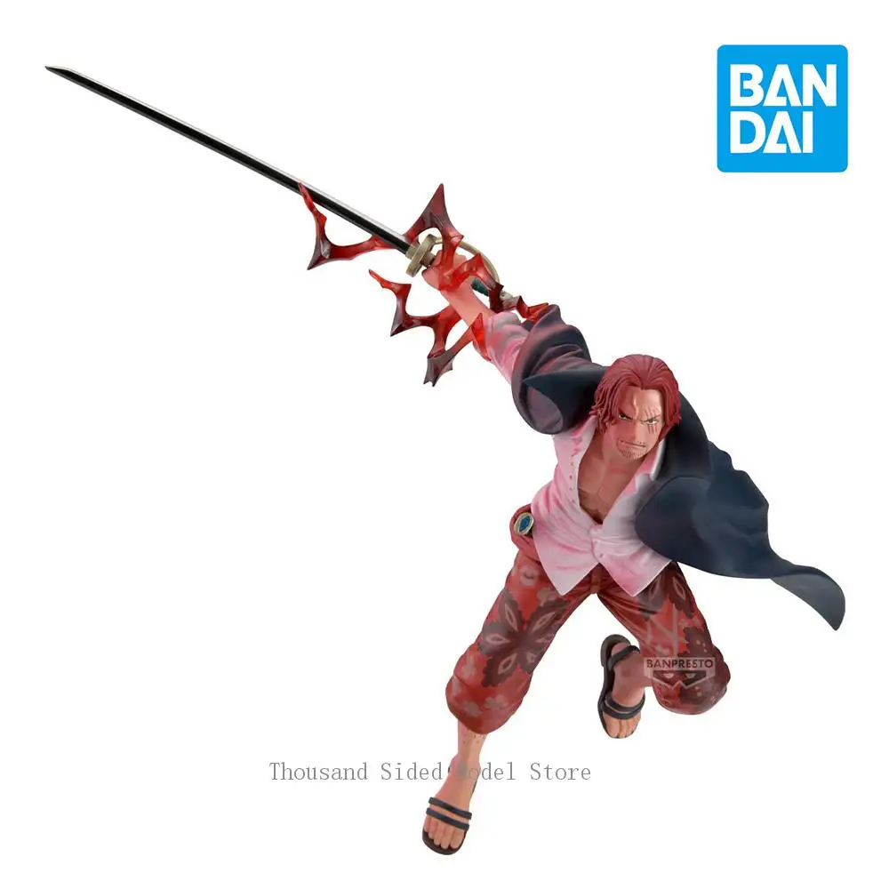 

Original Genuine Banpresto ONE PIECE BATTLE RECORD COLLECTION Shanks Action PVC Collection Model Anime Figure Kids Toys 17CM