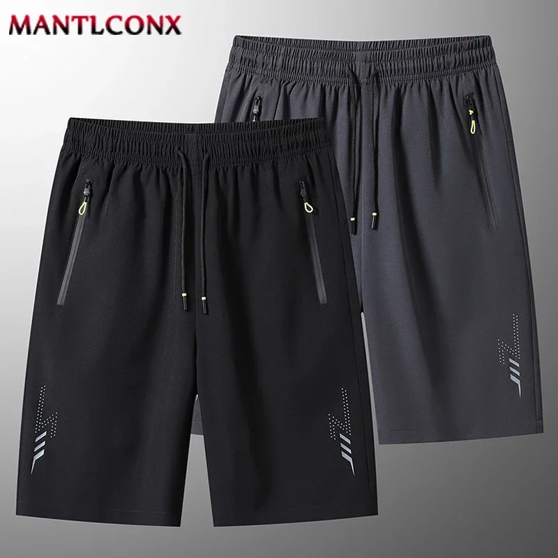 

Summer Men's Sport Shorts Cool Sportswear Running Shorts Casual Bottoms Gym Fitness Training Jogging Short Pants Men Black Gray